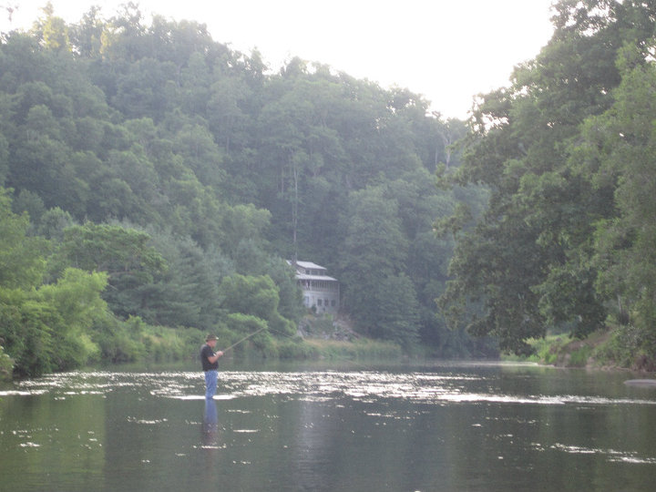 Private New River access at Heritage Estates